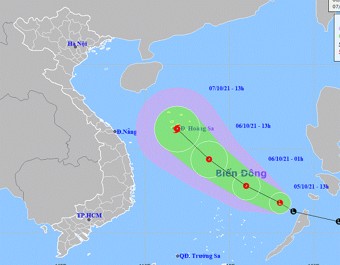 Chủ động ứng phó với áp thấp nhiệt đới trên Biển Đông