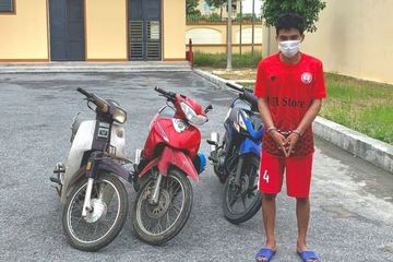 'Con nghiện' từ Nghệ An vào Hà Tĩnh trộm cắp 8 xe máy