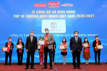 Masterise Homes vào Top 10 Thương hiệu mạnh Việt Nam 2021 ngay trong năm đầu tiên được đề cử