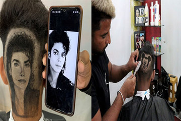 Kiểu tóc kỳ lạ của đàn ông Ấn Độ, 'in hình' chuột Mickey, Michael Jackson lên đầu
