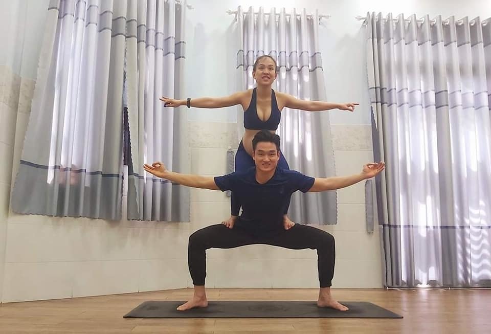 yoga,mẹ bầu,Sài Gòn