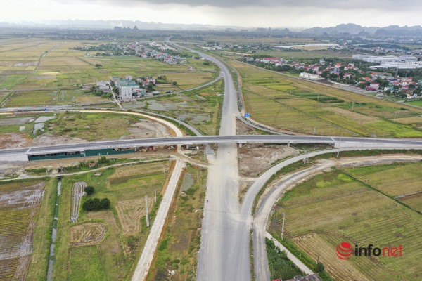 Toàn cảnh tuyến cao tốc Bắc - Nam đoạn Cao Bồ - Mai Sơn dự kiến thông xe vào cuối năm nay