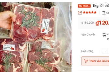 Cảnh giác với thịt bò siêu rẻ ở chợ mạng