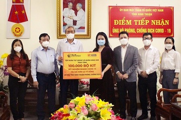T&amp;T Group và Ngân hàng SHB hỗ trợ gần 30 tỷ đồng giúp Ninh Thuận và Đồng Nai chống dịch