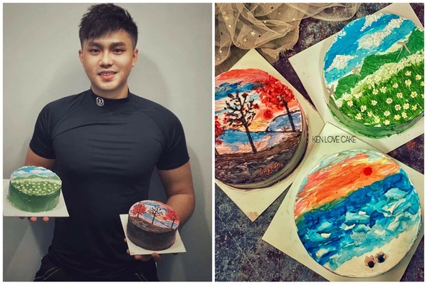 Chàng trai 30 tuổi vẽ tranh trên bánh khiến thiên hạ trầm trồ