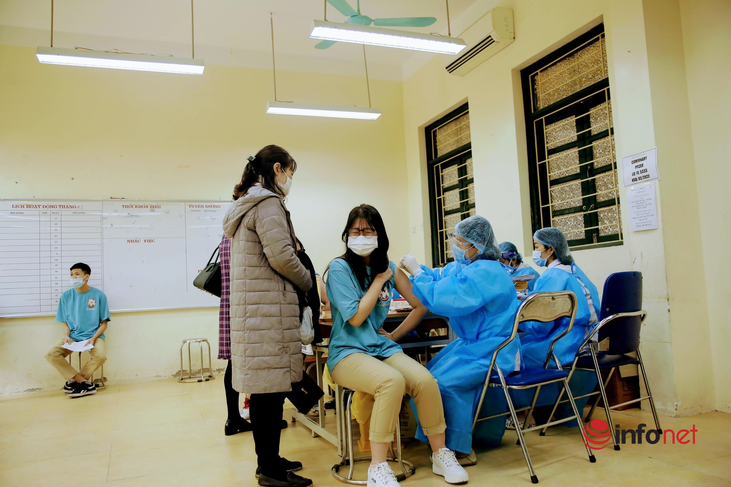 tiêm vắc-xin,Covid-19,học sinh,Hà Nội,tiêm vắc xin cho học sinh,vắc xin