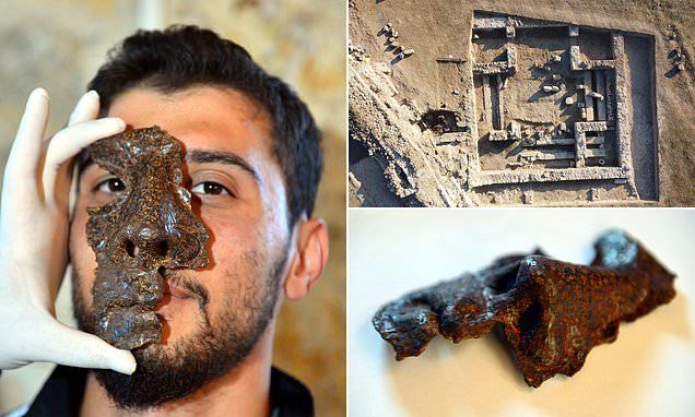 Mặt nạ kỵ binh La Mã 1.800 năm tuổi phát hiện ở Thổ Nhĩ Kỳ