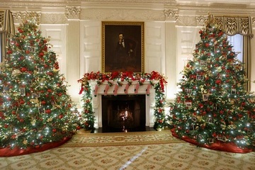 Nhà Trắng trang hoàng lộng lẫy đón Giáng sinh