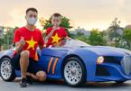 Ông bố Bắc Ninh chế tạo ‘siêu xe’ bằng gỗ để con trai vi vu trên đường