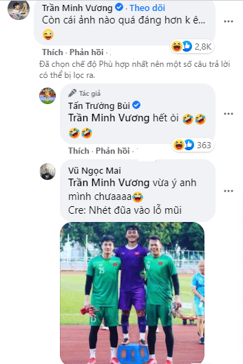 Tấn Trường,Đức Huy,Minh Vương,Đội tuyển Việt Nam,bóng đá