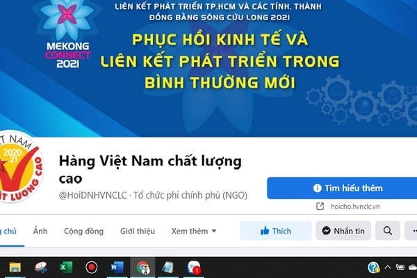 Fanpage Hàng Việt Nam chất lượng cao chưa được nhiều người biết đến