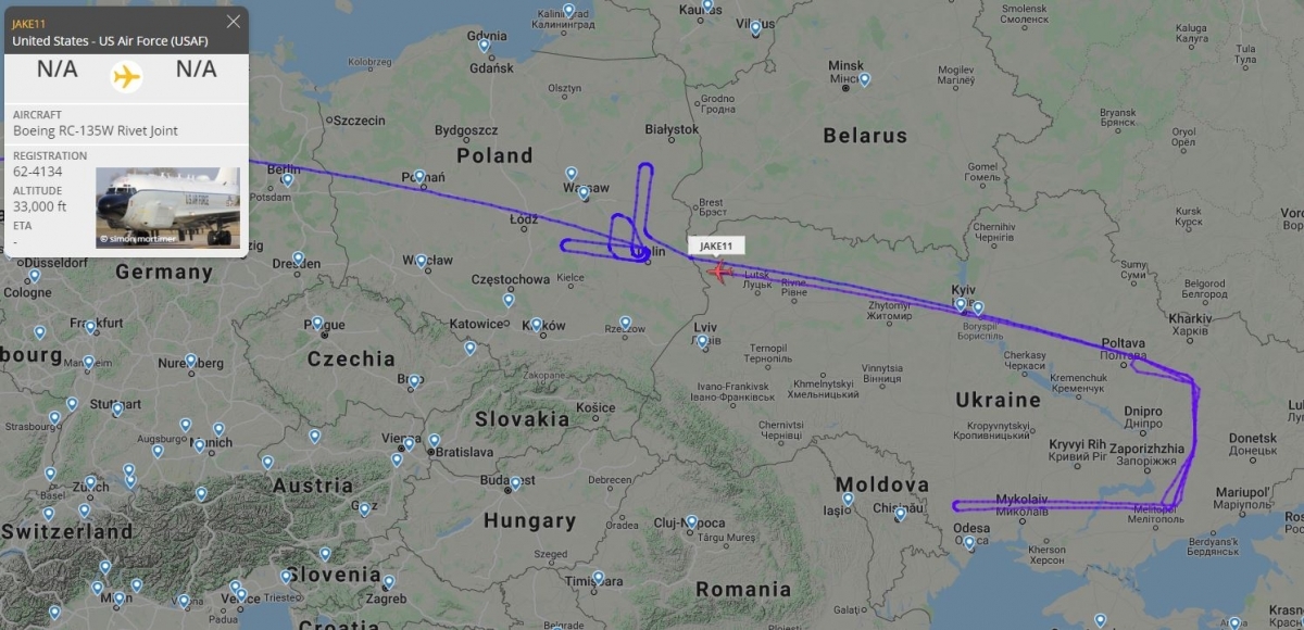 Máy bay trinh sát Mỹ ‘liều lĩnh’ tiếp cận Donetsk