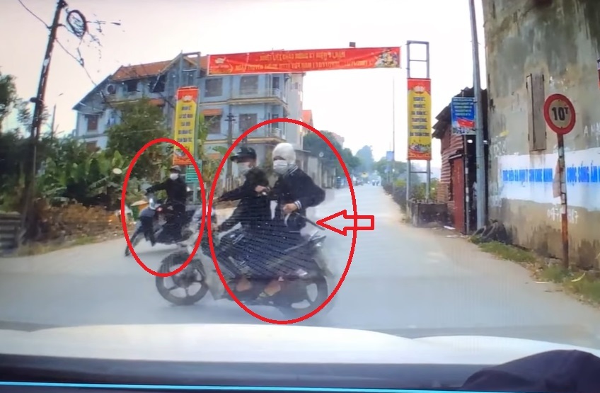 Khâm phục tài xế Bắc Ninh đuổi theo nhóm trộm xe SH li kỳ như phim hành động