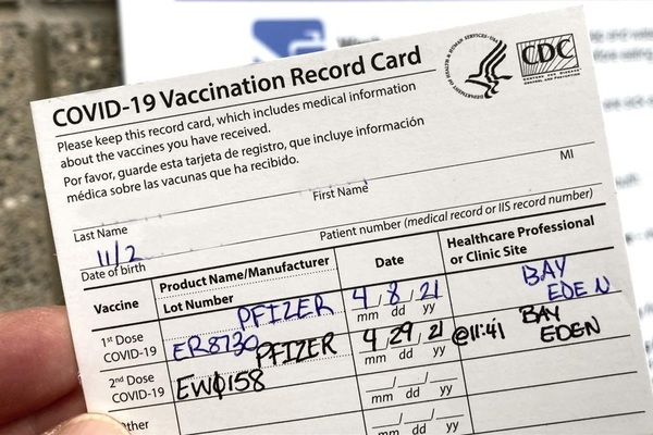 giấy xác nhận,tiêm vắc xin covid-19,đi tù