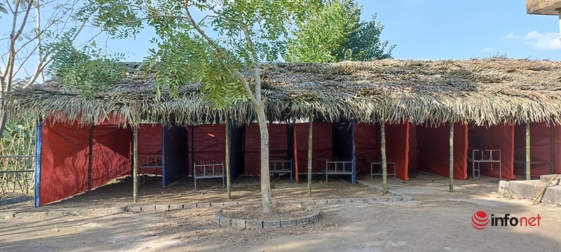 Thanh Hóa: Dựng khu cách ly phên tre, mái lá cho người từ vùng dịch về quê