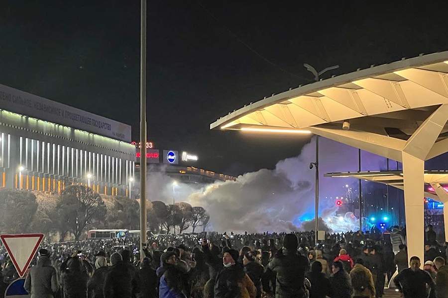 Kazakhstan,bạo loạn