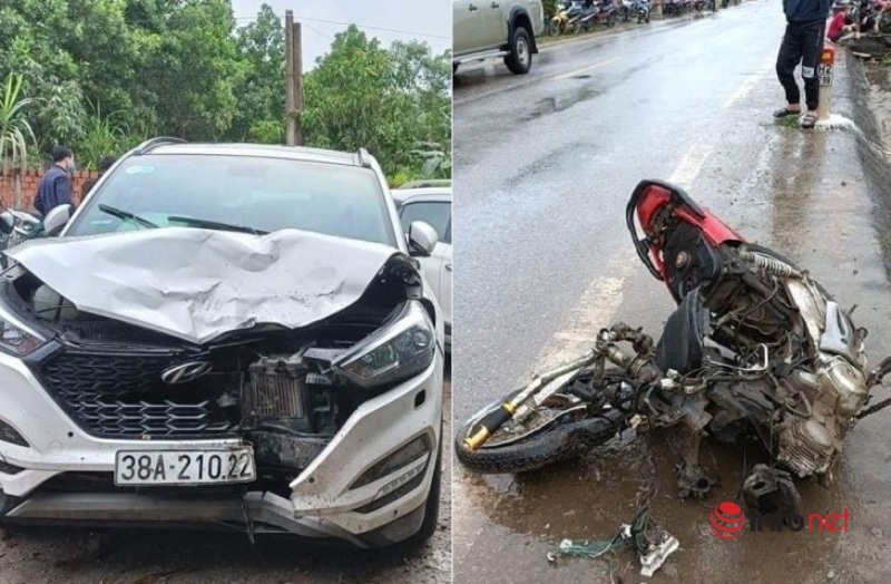 Hà Tĩnh: Đã xác minh được tài xế lái ô tô va chạm xe máy khiến nam sinh tử vong