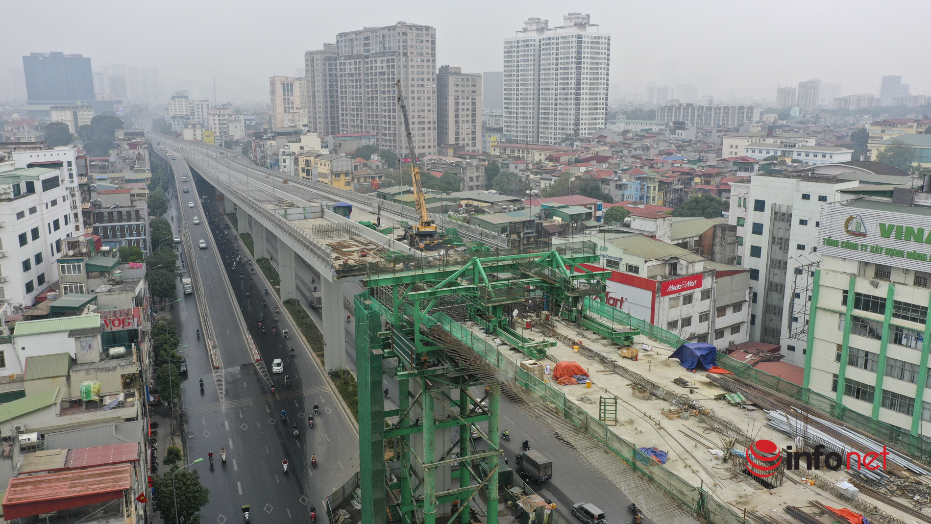 Hà Nội: Cận cảnh cầu vượt cạn Ngã Tư Vọng dài nhất nội đô