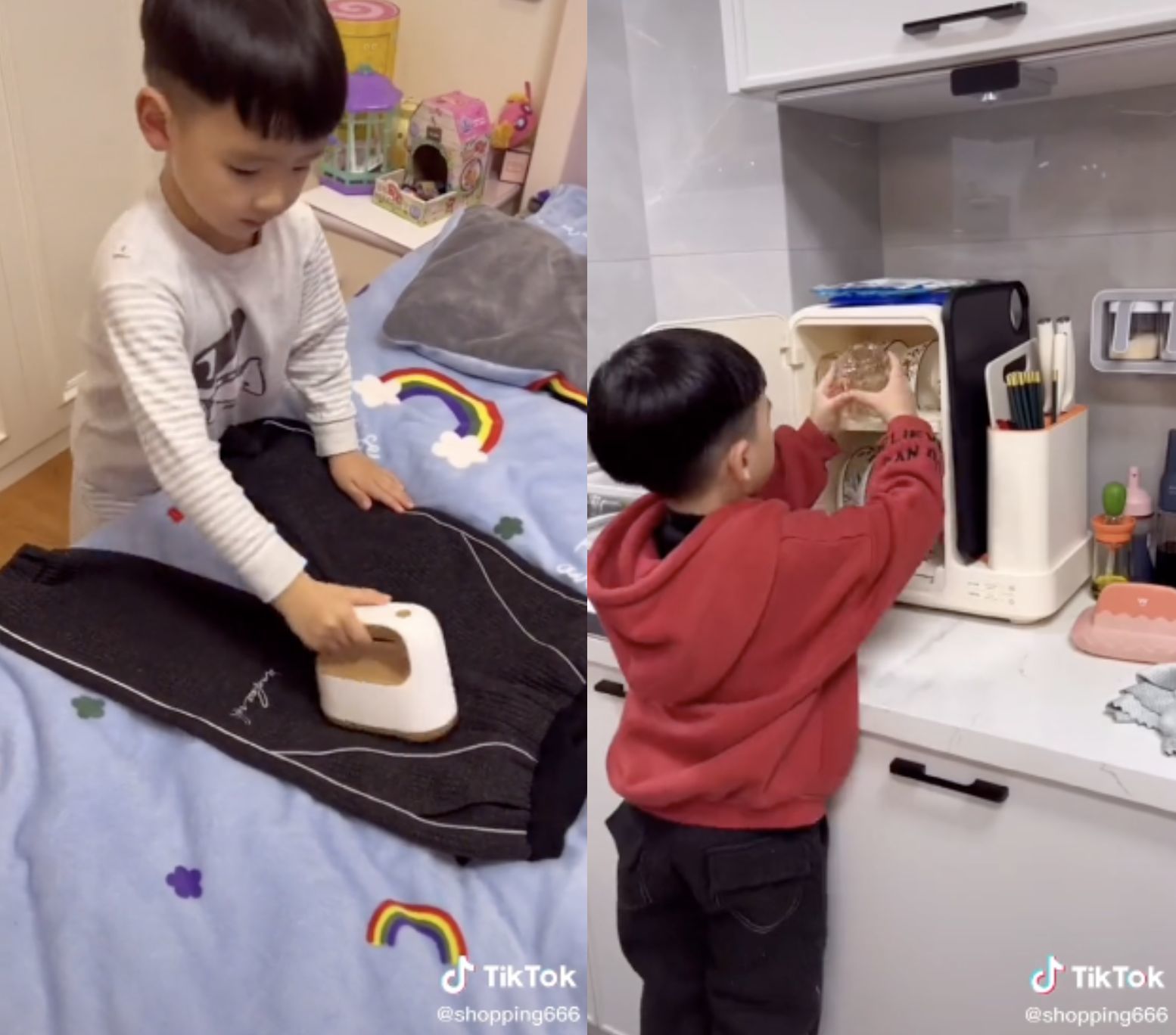 Clip cậu bé 6 tuổi dậy sớm nấu ăn, làm việc nhà gây tranh cãi, thu hút gần 30 triệu lượt xem