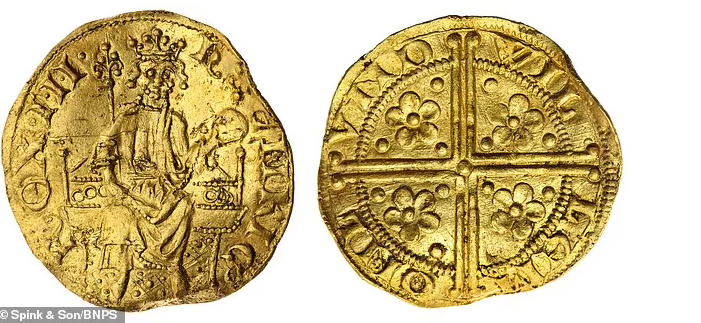 Phát hiện đồng tiền vàng đầu tiên của nước Anh đúc từ năm 1257