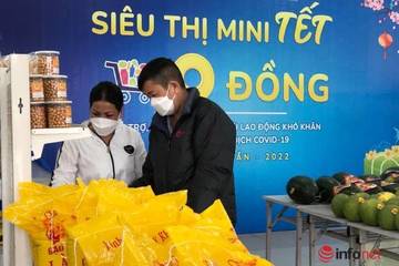 Đà Nẵng: Ấm áp ''siêu thị mini Tết 0 đồng' hỗ trợ người khó khăn