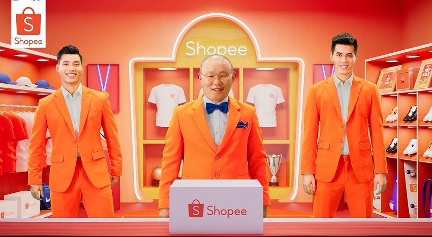 Thầy trò Park Hang-Seo cũng như những ngôi sao trước đó 'gặp vận hạn' sau quảng cáo cho Shopee?