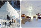 Kỳ lạ quán cà phê lạnh nhất thế giới bên trong căn lều phủ đầy tuyết