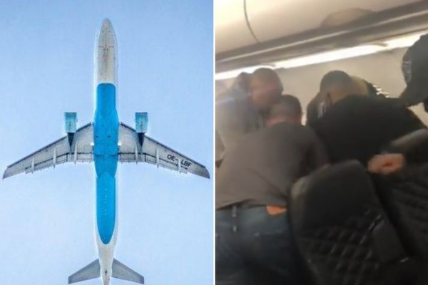 máy bay,hành khách,gây rối