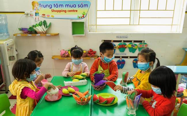 Đà Nẵng: Trẻ mầm non đi học lại từ ngày 21/2, có thể tổ chức bán trú