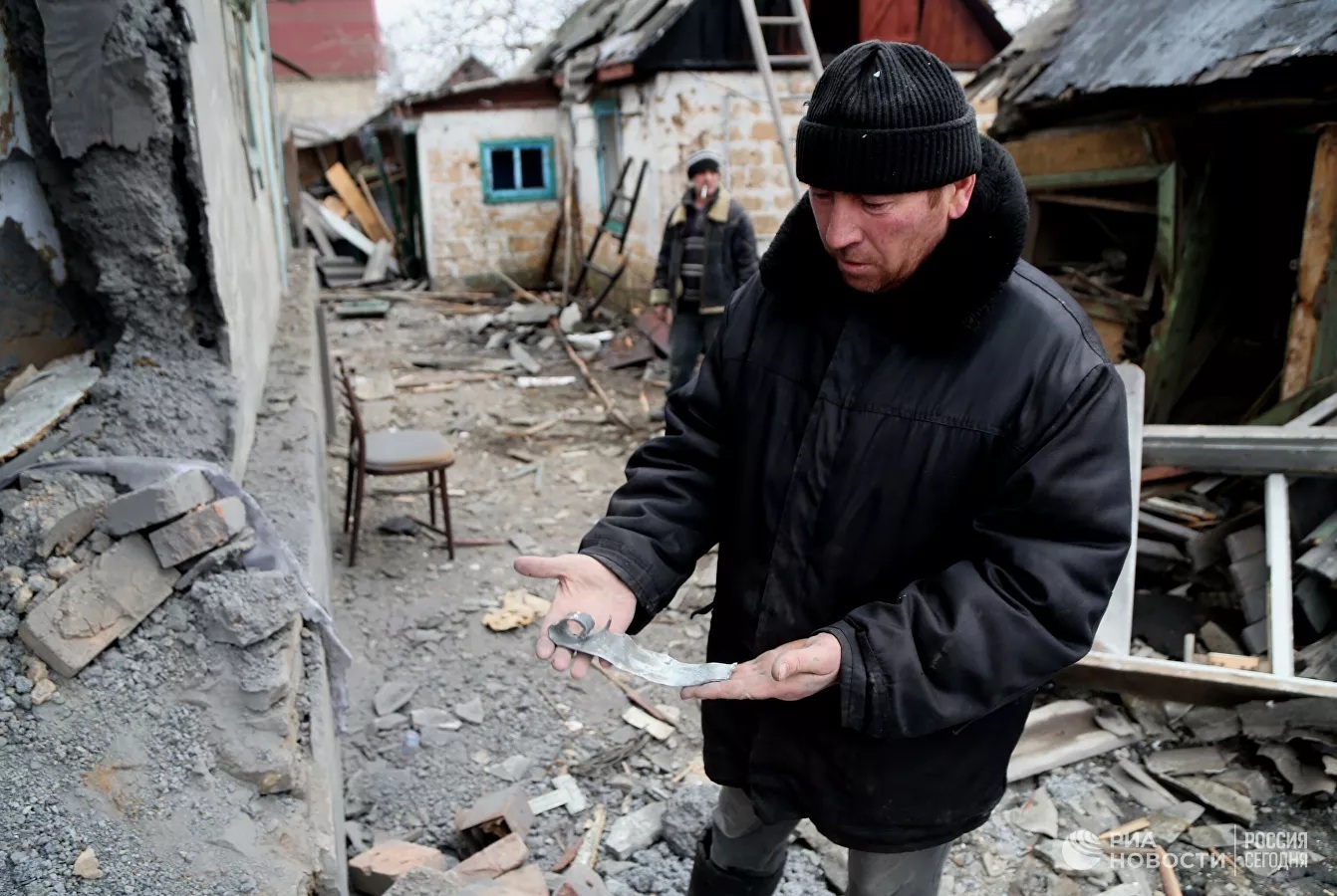 Những cảnh tượng thảm khốc do căng thẳng Nga-Ukraine