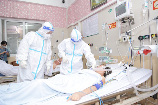 Ở nơi tiếp nhận điều trị bệnh nhân Covid-19 nặng nhất Hà Nội