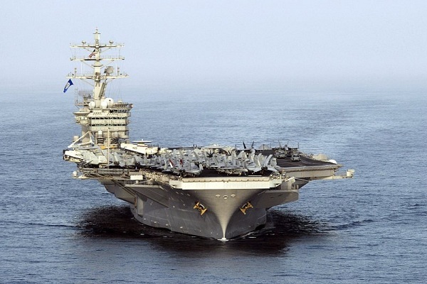Close-up of the largest aircraft carriers on the planet