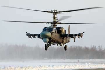 Trực thăng ‘cá sấu’ Ka-52 của Nga khai hỏa ở Ukraine