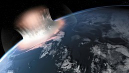 Rarely discovered traces of asteroid hitting Earth