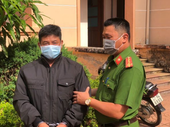 Dak Nong police arrested the man who killed his drinking partner and fled