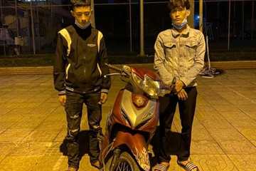 Hà Tĩnh: Bắt nhóm thanh niên trộm cắp xe máy táo tợn, liều lĩnh