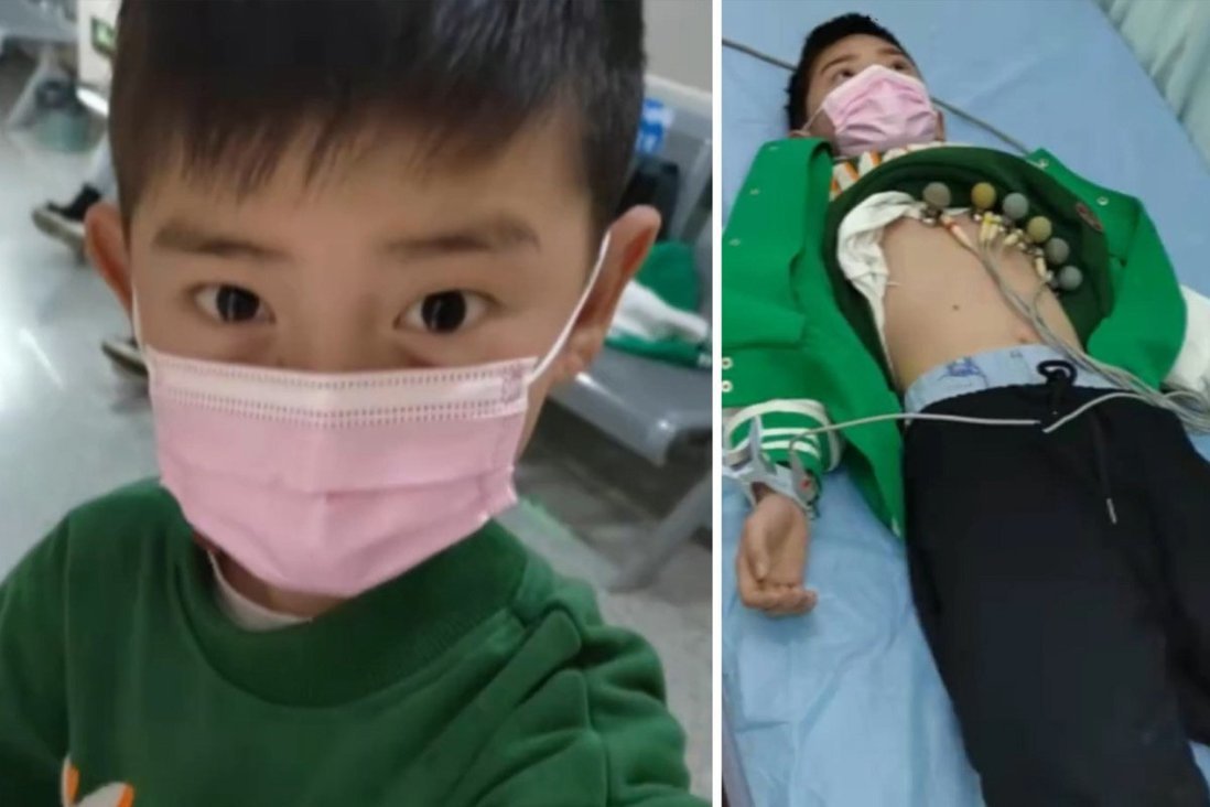 Cảm phục cậu bé nín đau lấy 30 ống máu làm xét nghiệm để cứu mẹ