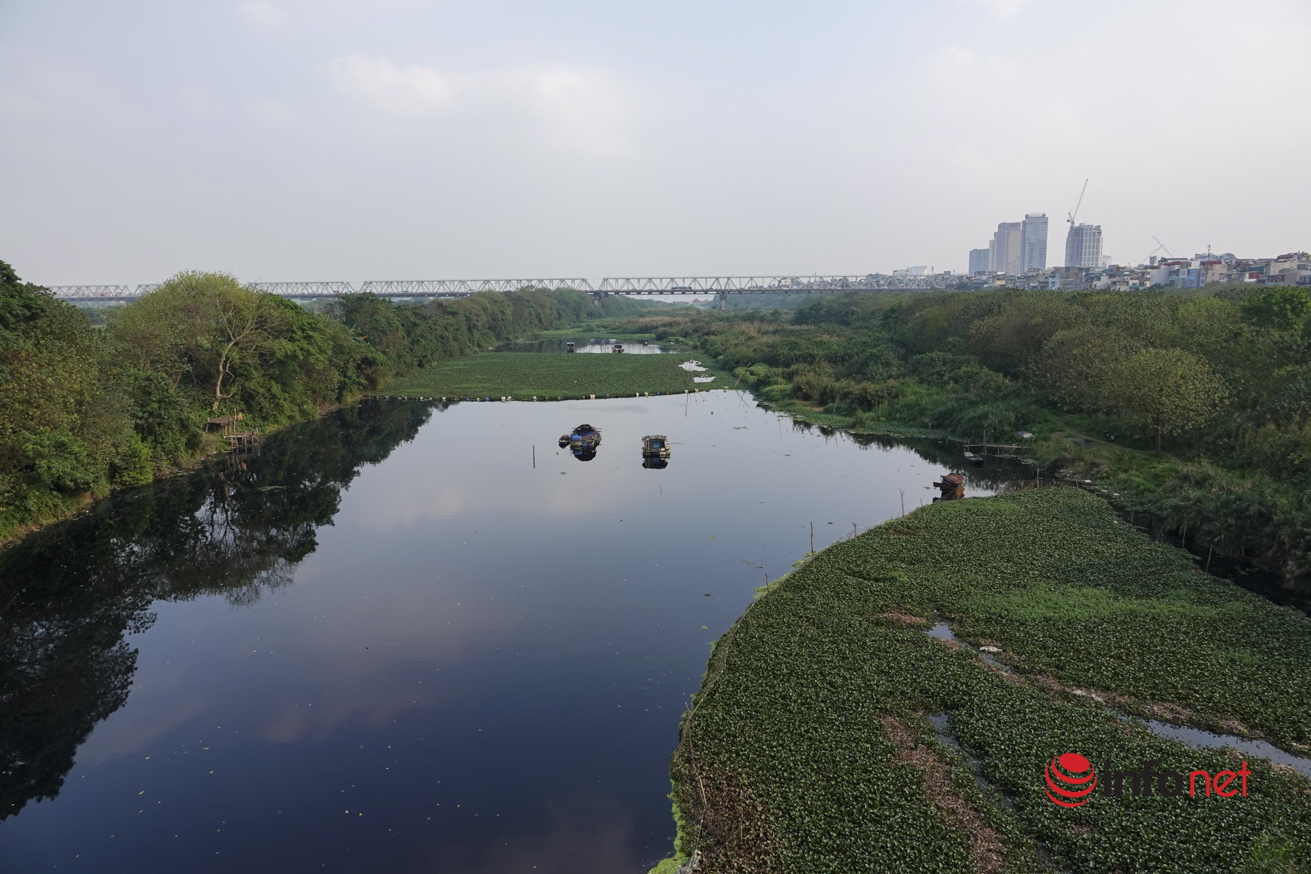 Hanoi: A panoramic view of the poetic Red River beach proposed to be renovated into a cultural park