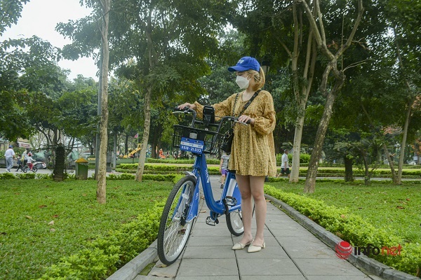 Cận cảnh chiếc xe đạp công cộng sắp được cho thuê giá 5000 đồng/30 phút ở Hà Nội