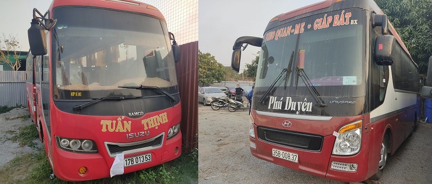 The famous limousine company in Quang Ninh was forced by the bank, and the situation of cars was lined up waiting for liquidation at banks.