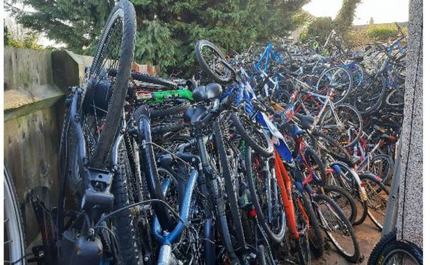 The surprising truth about the house full of bicycles is clearly visible from Google Earth