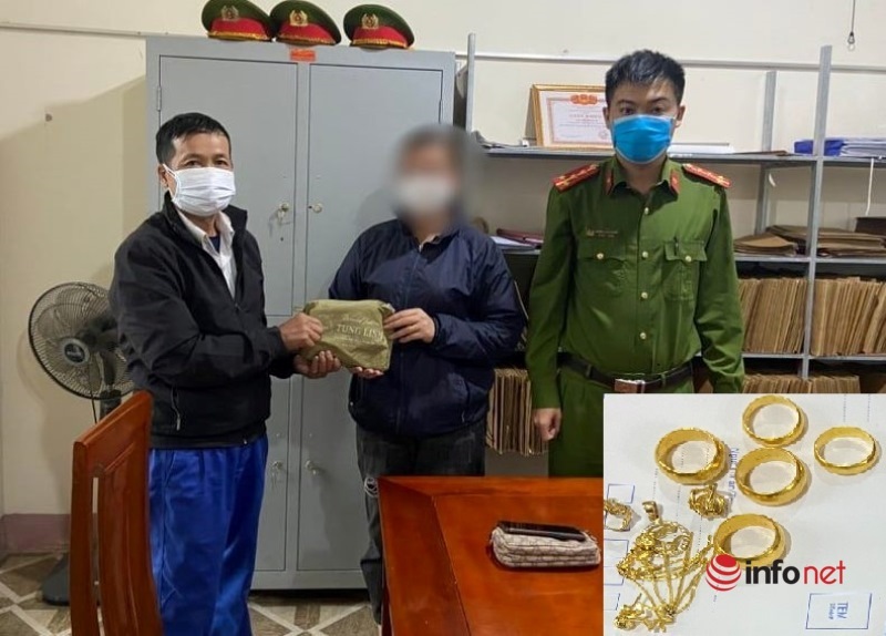 Collecting 19 gold threads, 76-year-old man reported to the police to find someone to return it