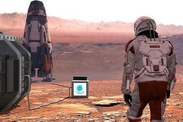 Using astronaut urine and solar energy to create fuel on Mars