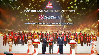 SeABank received the Vietnam Gold Star Award for the 6th time