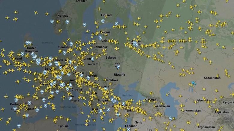 Các đường bay dài nhất thế giới liên tục xuất hiện do chiến sự Nga-Ukraine