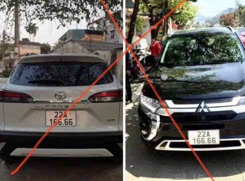 Chỉnh sửa ảnh đăng 2 xe ô tô cùng biển số “độc” để khoe bạn