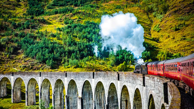 Admire the picturesque European railway lines