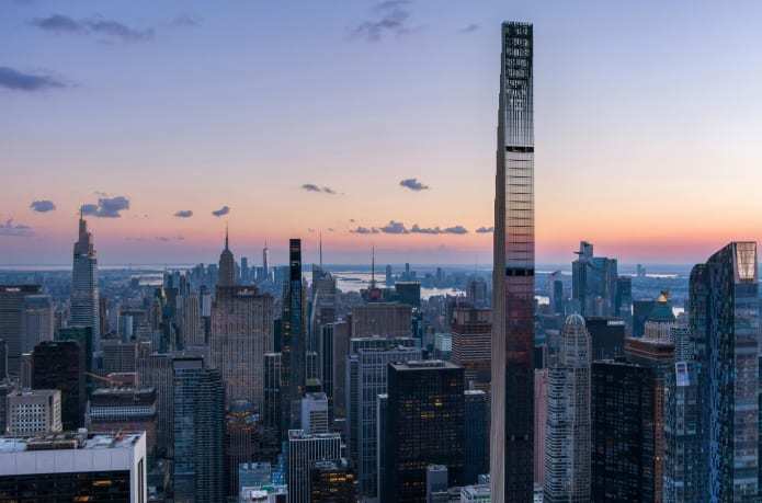 The world's thinnest skyscraper is ready to welcome its first residents