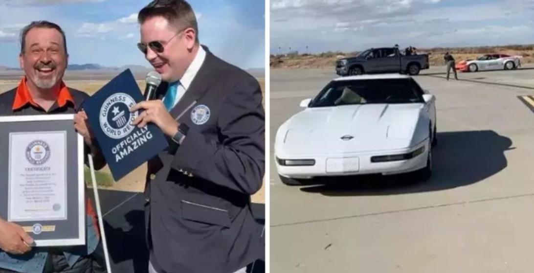 Blind man launches his car at 339km/h to set a world record
