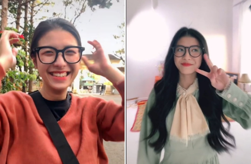 The born deaf and mute girl suddenly became famous on TikTok with 'million-view' videos